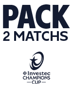 Pack 2 matchs - Investec Champions Cup 25/26